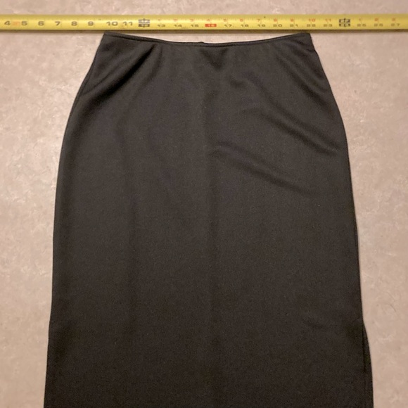 👛 Joe Benbasset (Union made) easy, versatile black maxi skirt, small - Picture 2 of 7